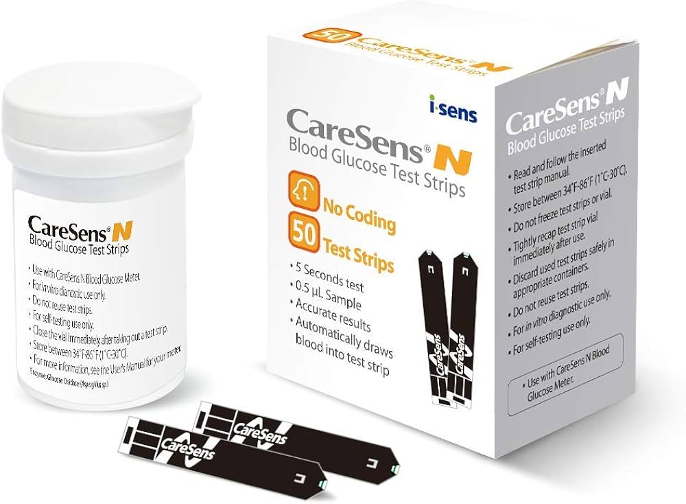 CareSens Blood Glucose Test Strips