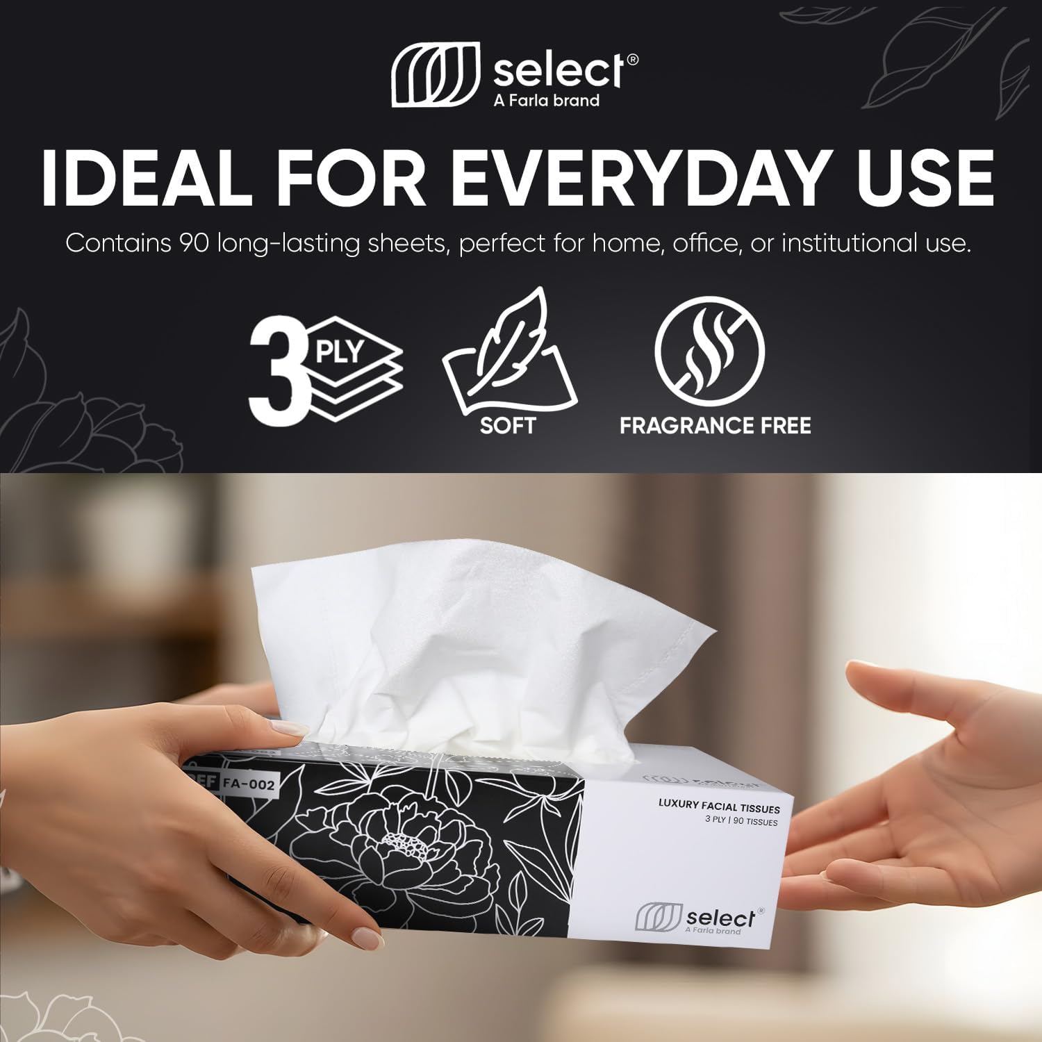 Soft Tissues White 3 Ply