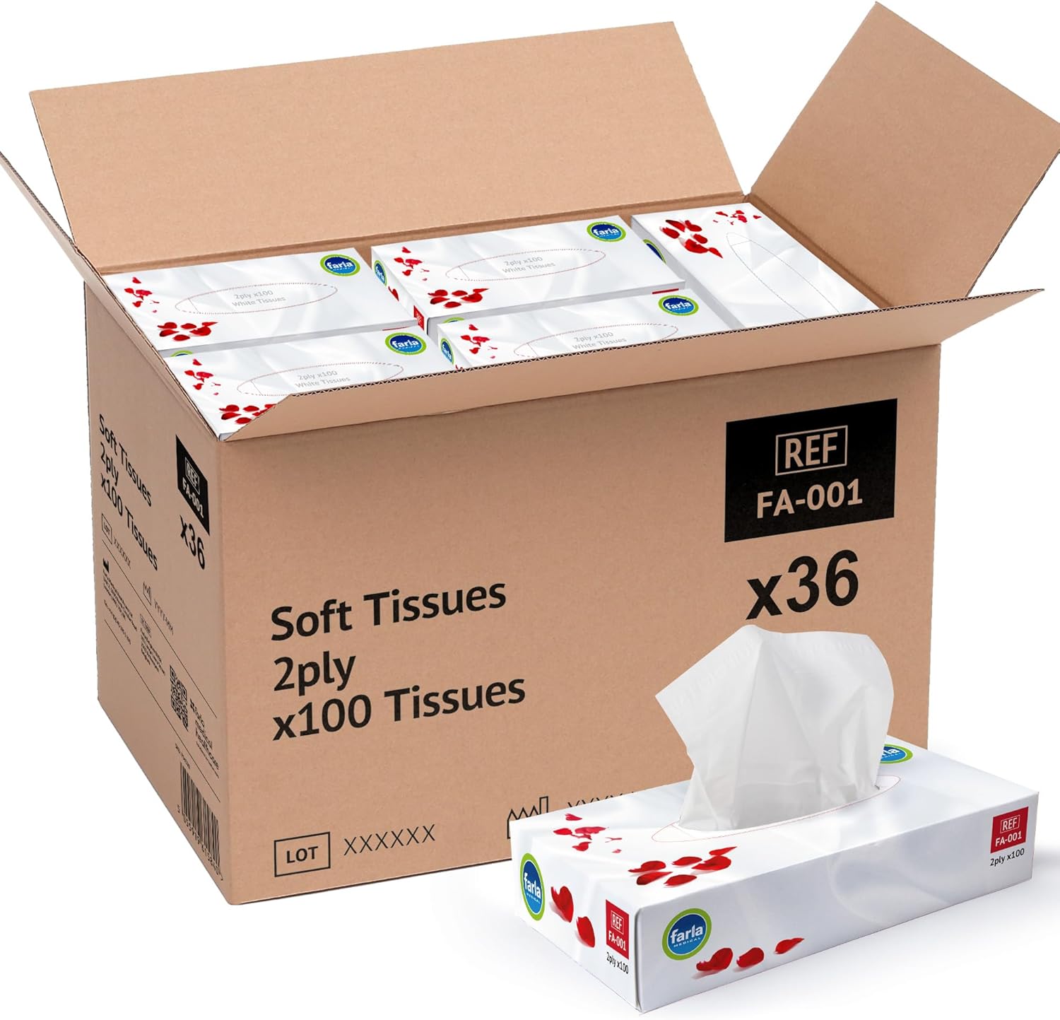 Soft Tissues White 2 Ply