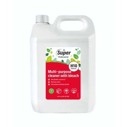 Super Professional H10 | Multi-Purpose Cleaner with Bleach
