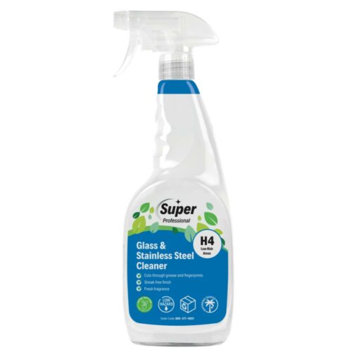Super Professional H4 | Glass & Stainless Steel Cleaner