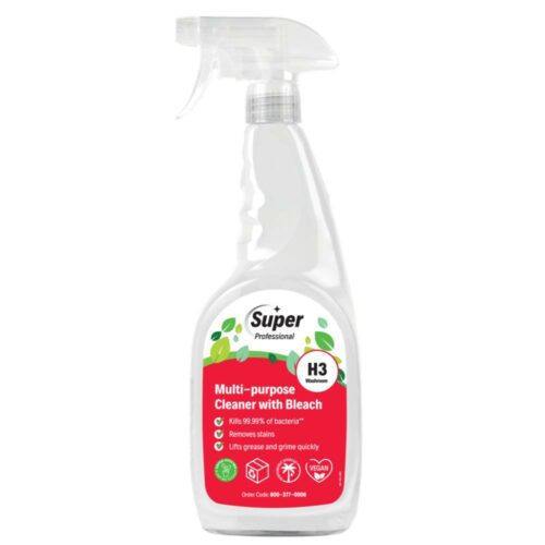 Super Professional H3 | Multi-Purpose Cleaner with Bleach