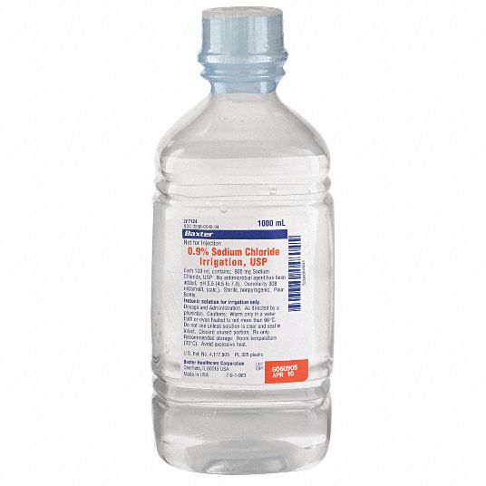 1000ml Sodium Chloride 0.9% For Irrigation Pour Bottle