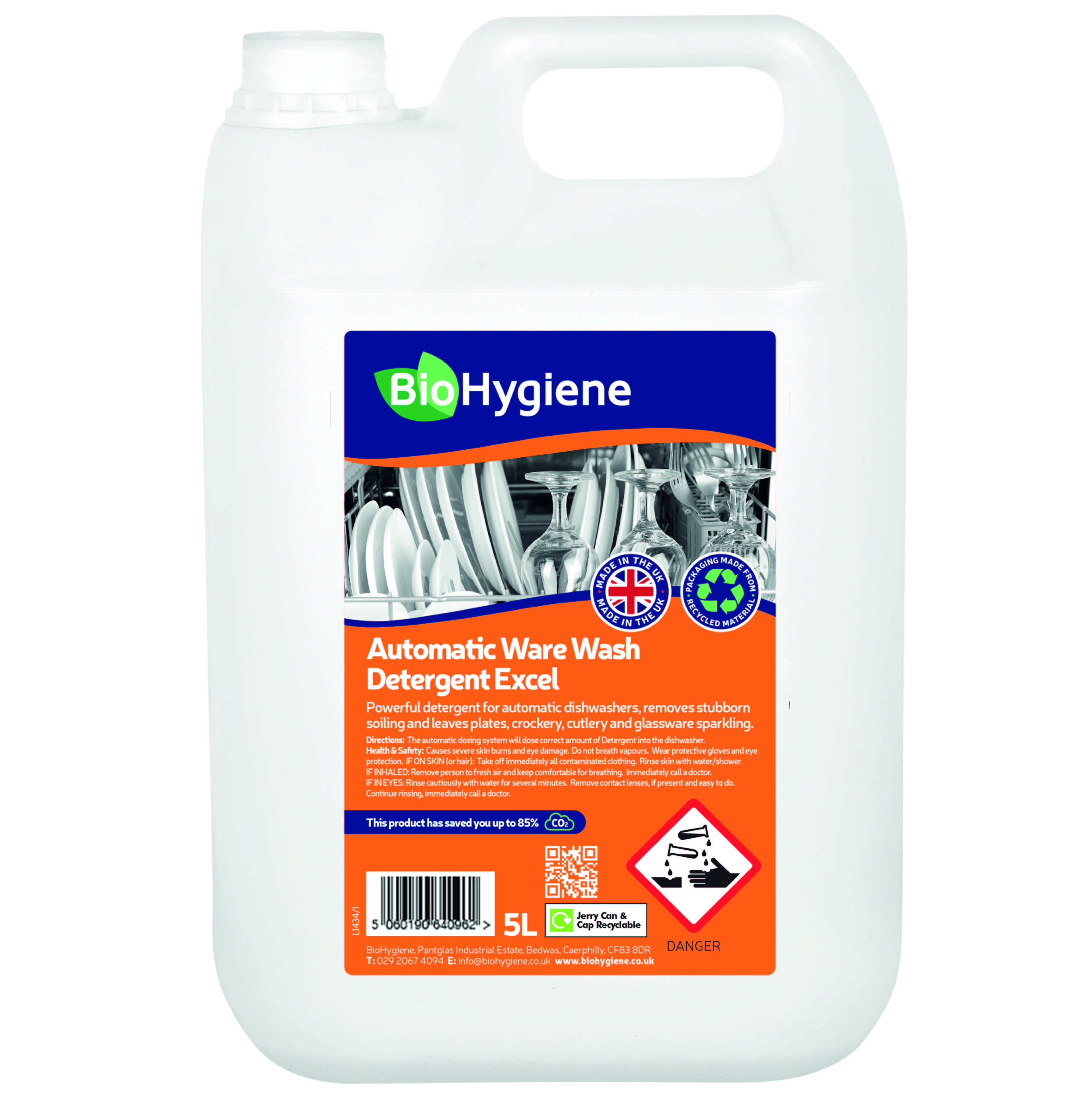 BioHygiene | Automatic Dish Wash Detergent | Hazardous For Transport