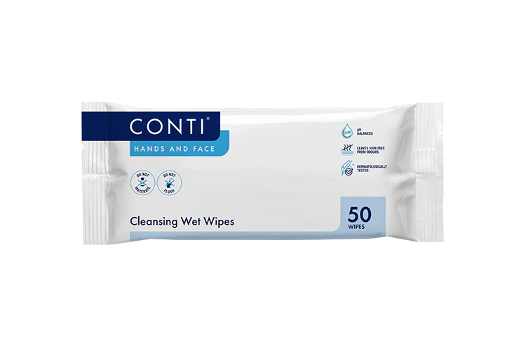Conti Hands And Face Wet Wipes | Lightly Fragranced