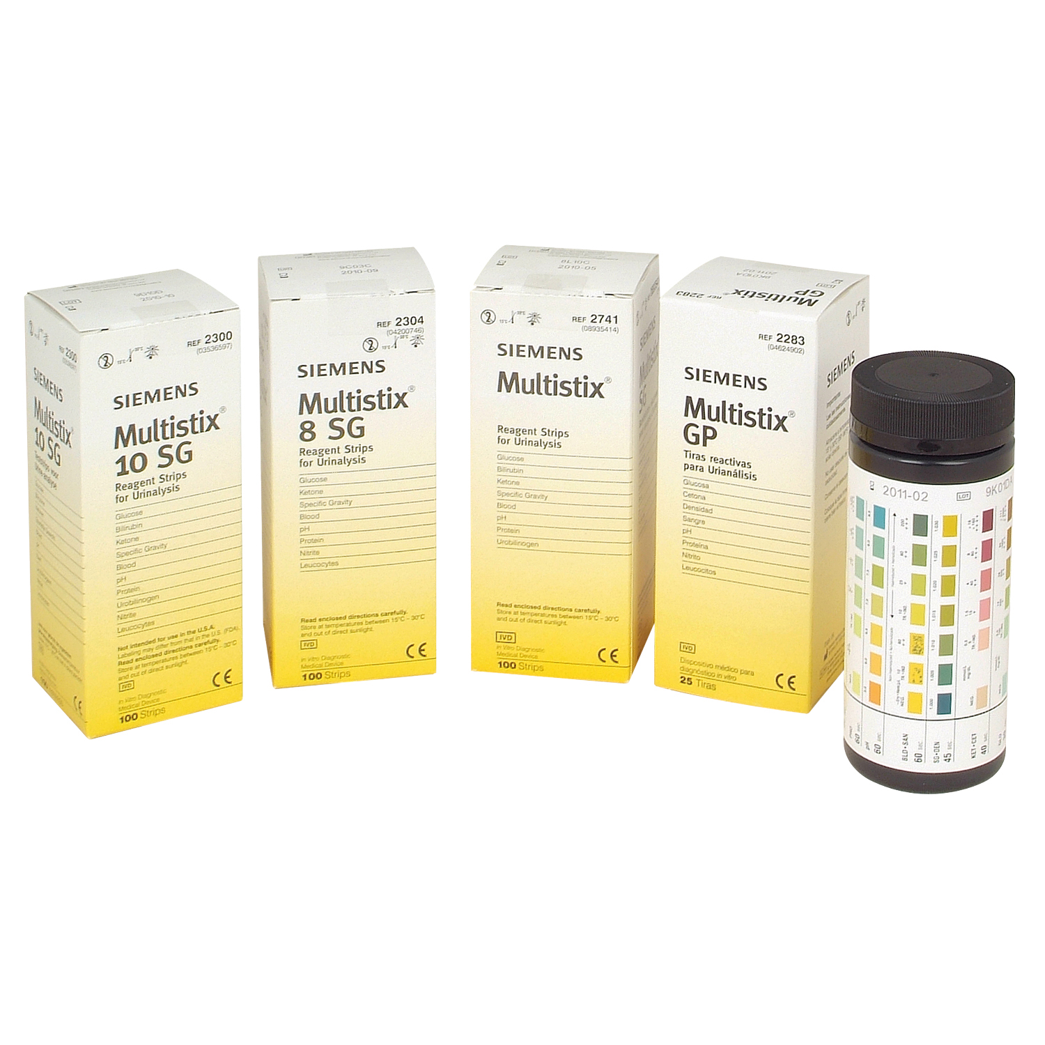 Siemens Multistix Reagent Strips for Urinalysis