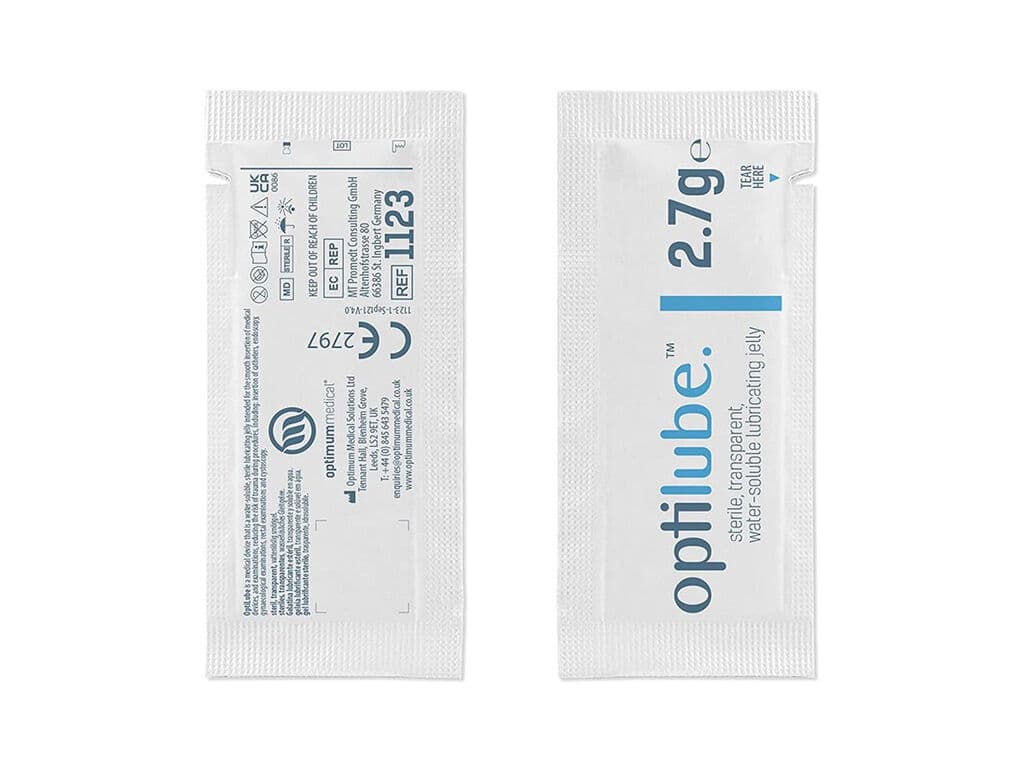 OptiLube Lubricating Jelly Sterile Sachets