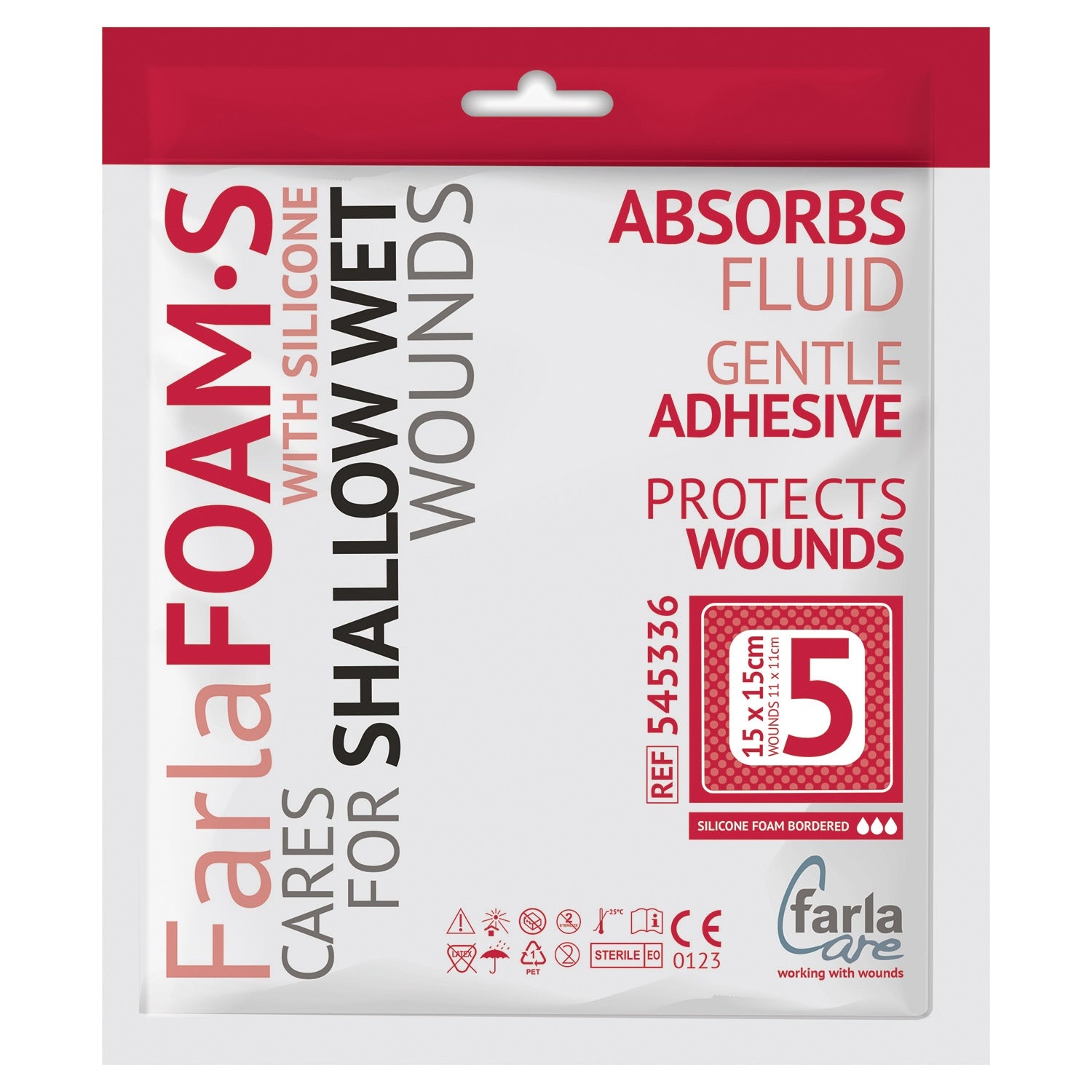 FarlaFOAM S Silicone Foam Dressing (Bordered)