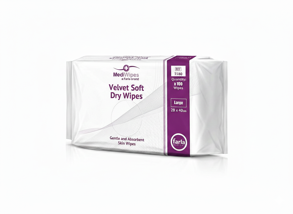 MediWipes Velvet Soft Dry Wipes