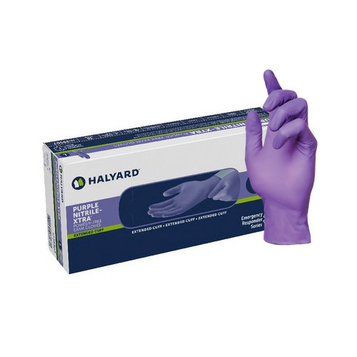Purple Nitrile-Xtra Exam Gloves