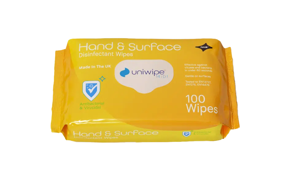 Uniwipe Hand & Surface Midi Wipes
