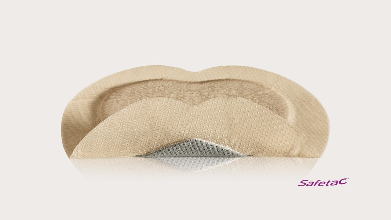 Mepilex Border Sacrum Ag Antimicrobial Foam Dressing