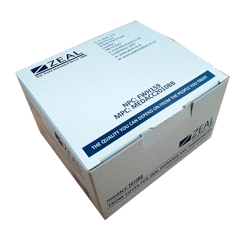 Zeal Probe Covers for Tympanic Thermometer