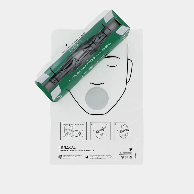 Disposable Manikin Face Shields Dispenser
