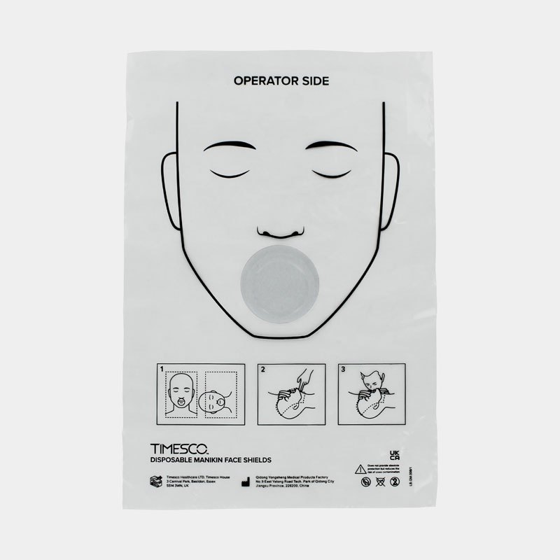 Disposable Manikin Face Shields Dispenser