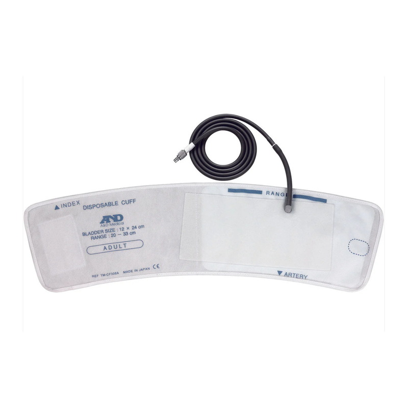 Disposable Cuff + Bladder (10 Pieces) | 20-33cm