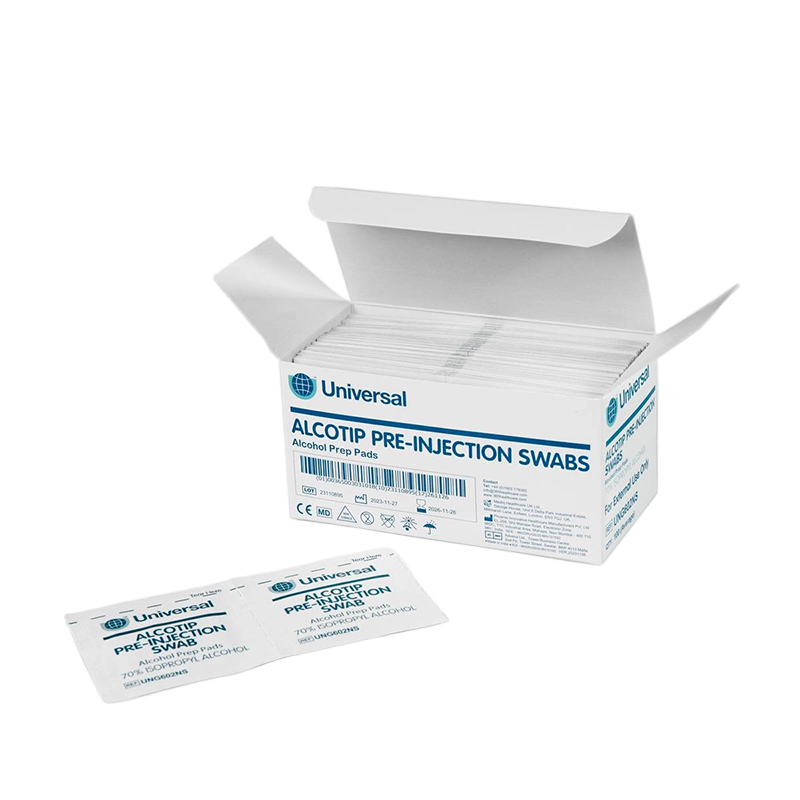 Universal Alcotip PreInjection Swabs | Non Sterile