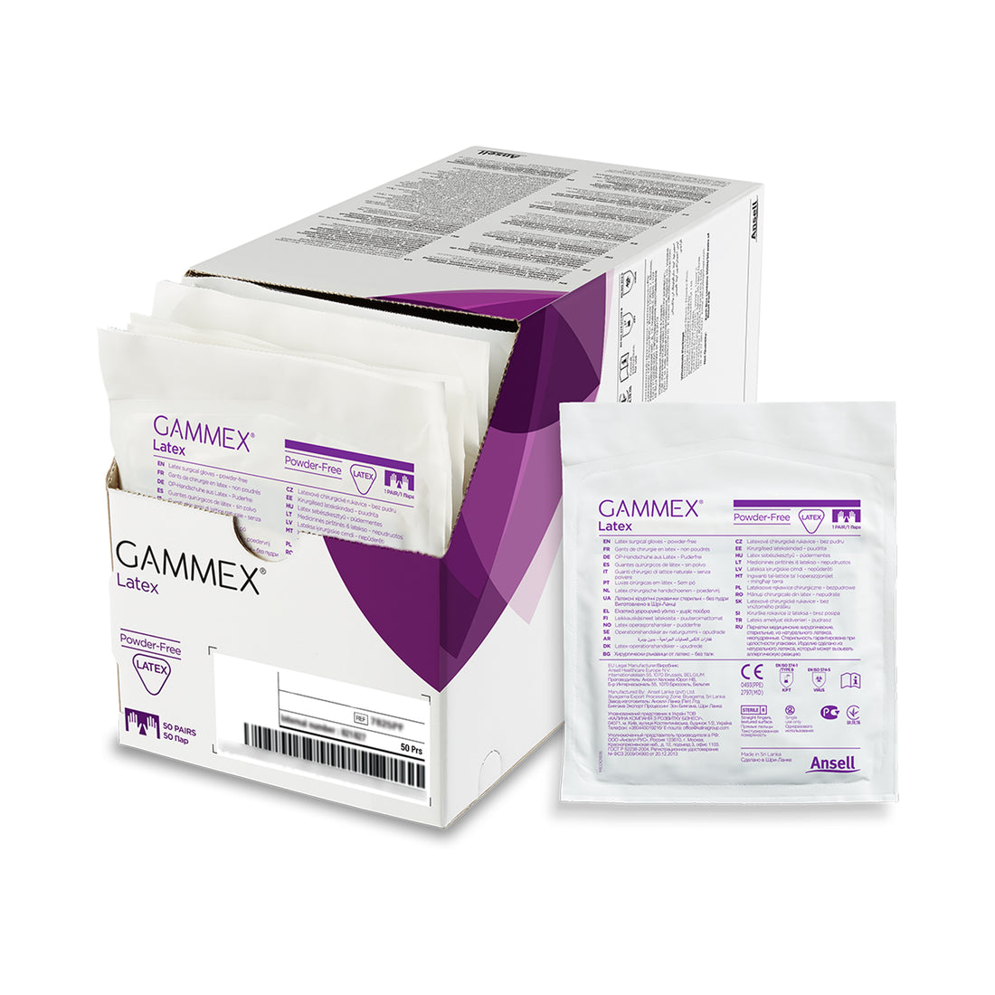 Gammex Sterile Latex Powder Free Gloves