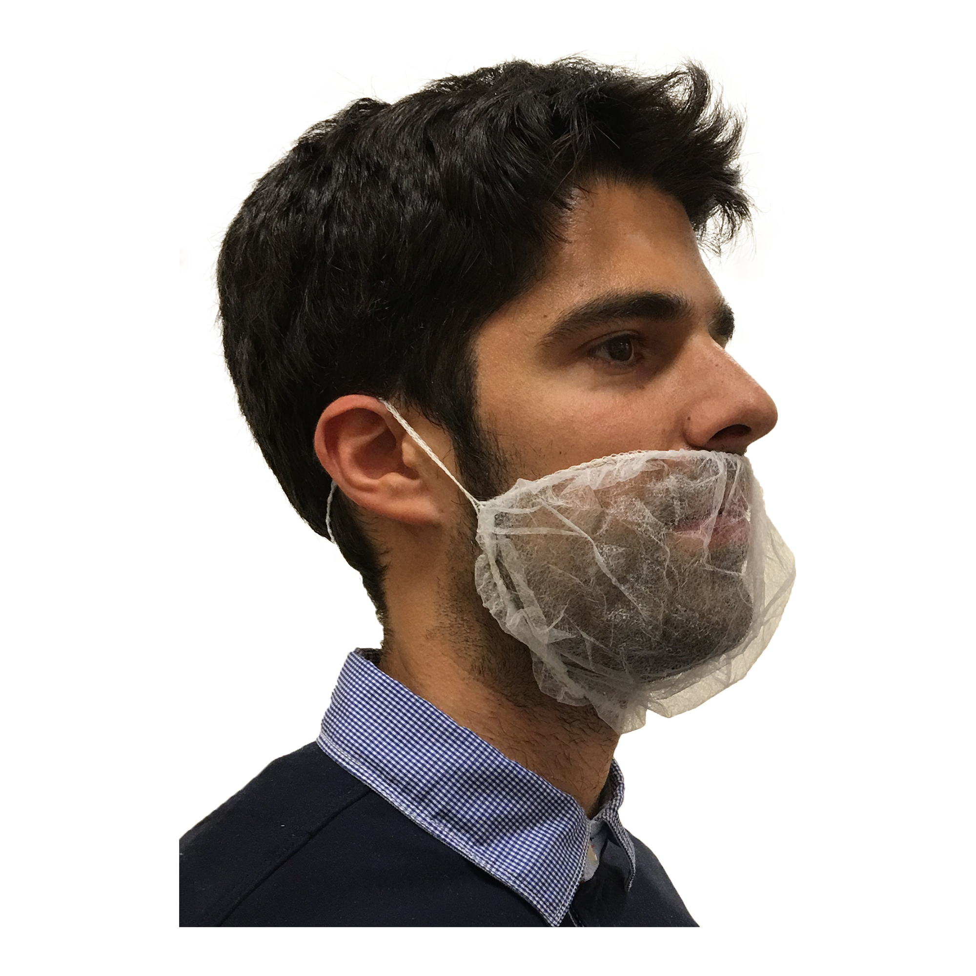 White Disposable Beard Covers