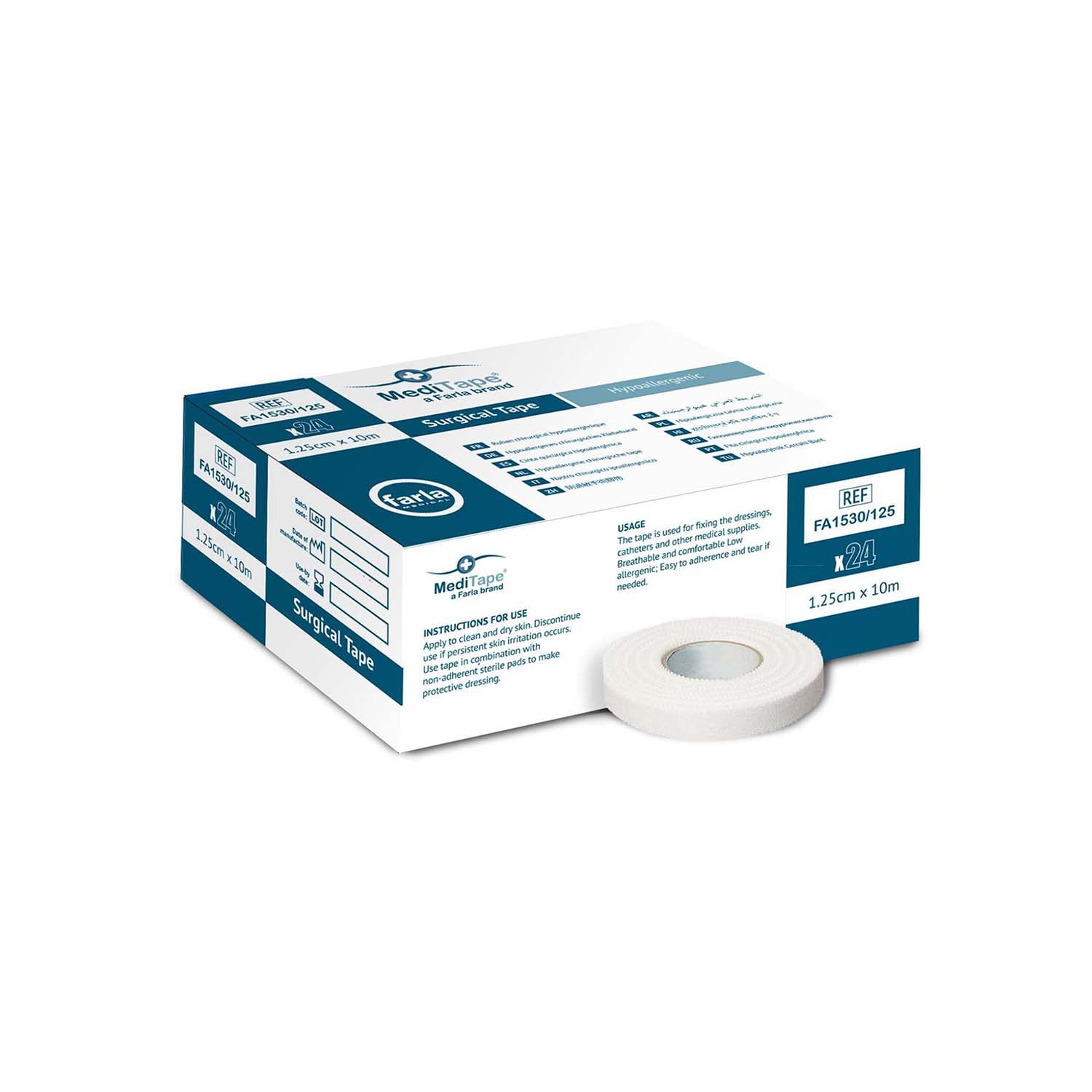 MediTape Hypoallergenic Surgical Tape