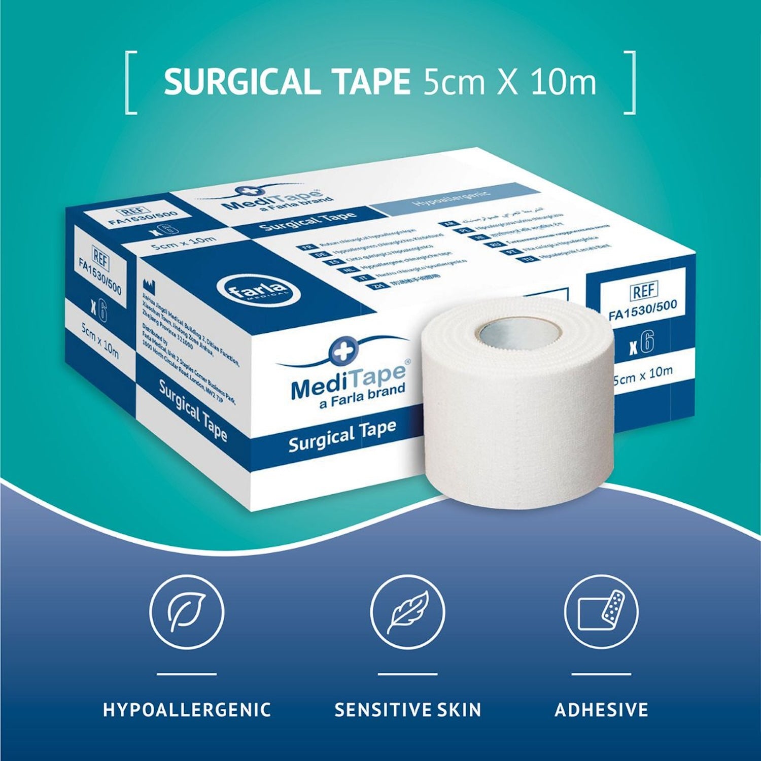 MediTape Hypoallergenic Surgical Tape
