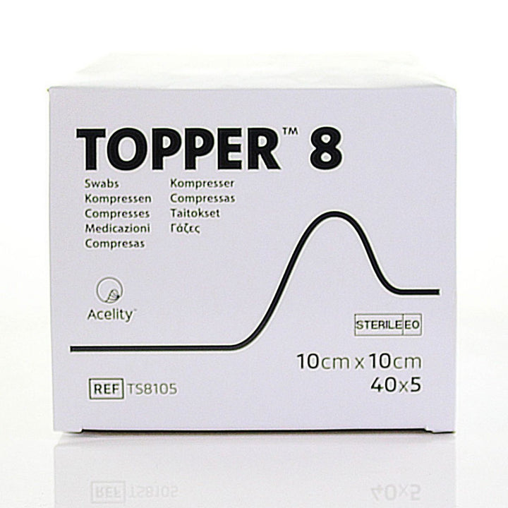 Topper 8 Non Woven Swabs 4ply