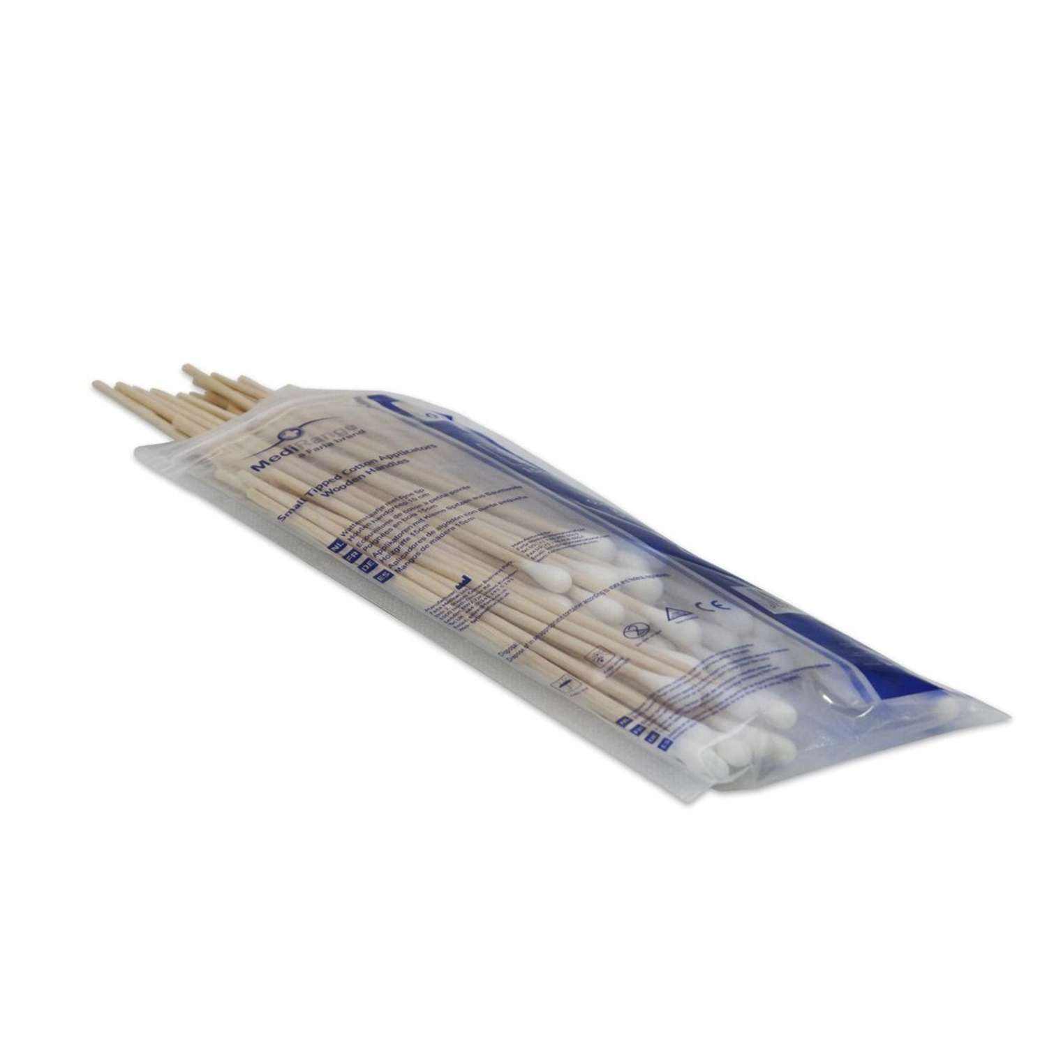 Small Tipped Wooden Cotton Swab Applicators