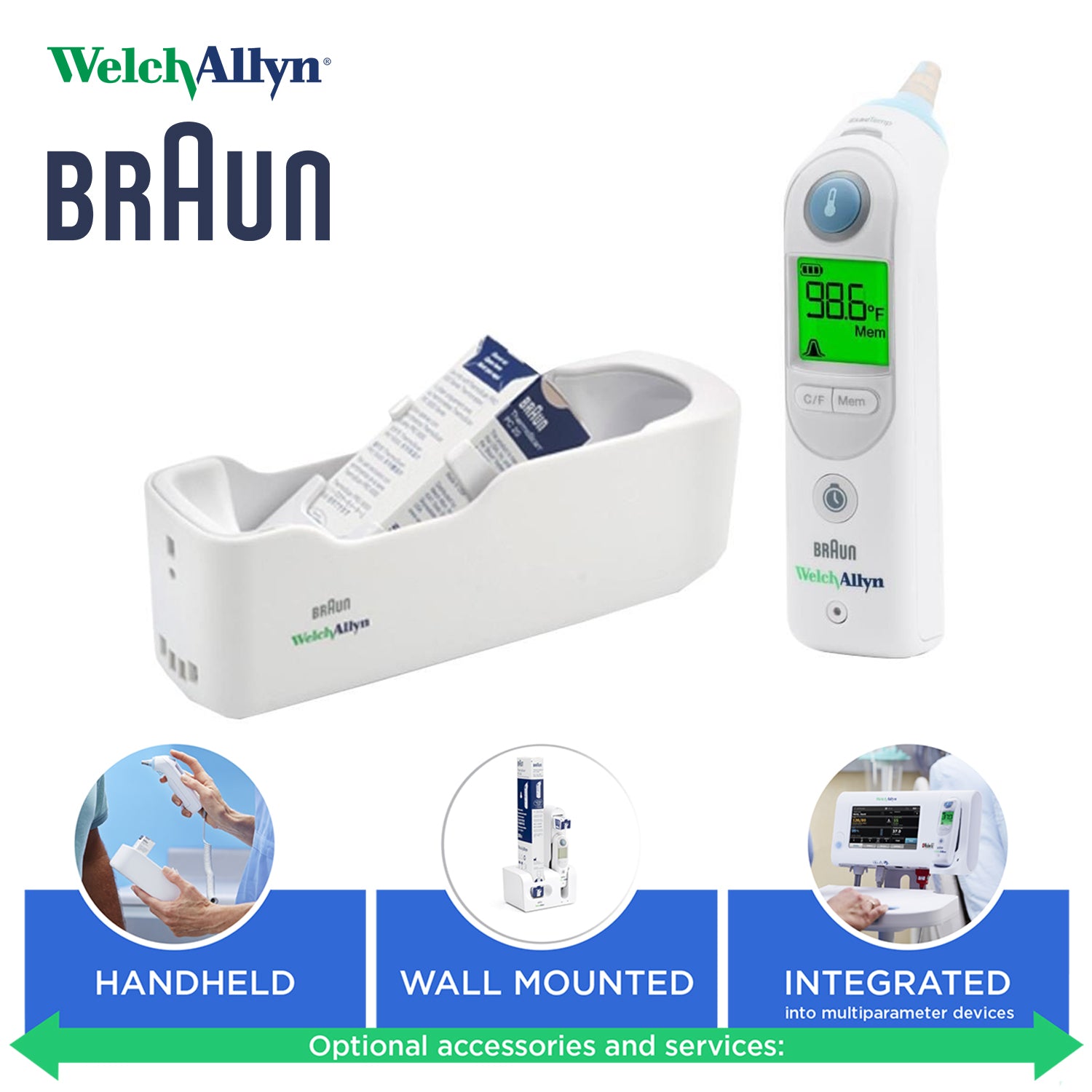 Welch Allyn Braun ThermoScan PRO 6000 Ear Thermometer