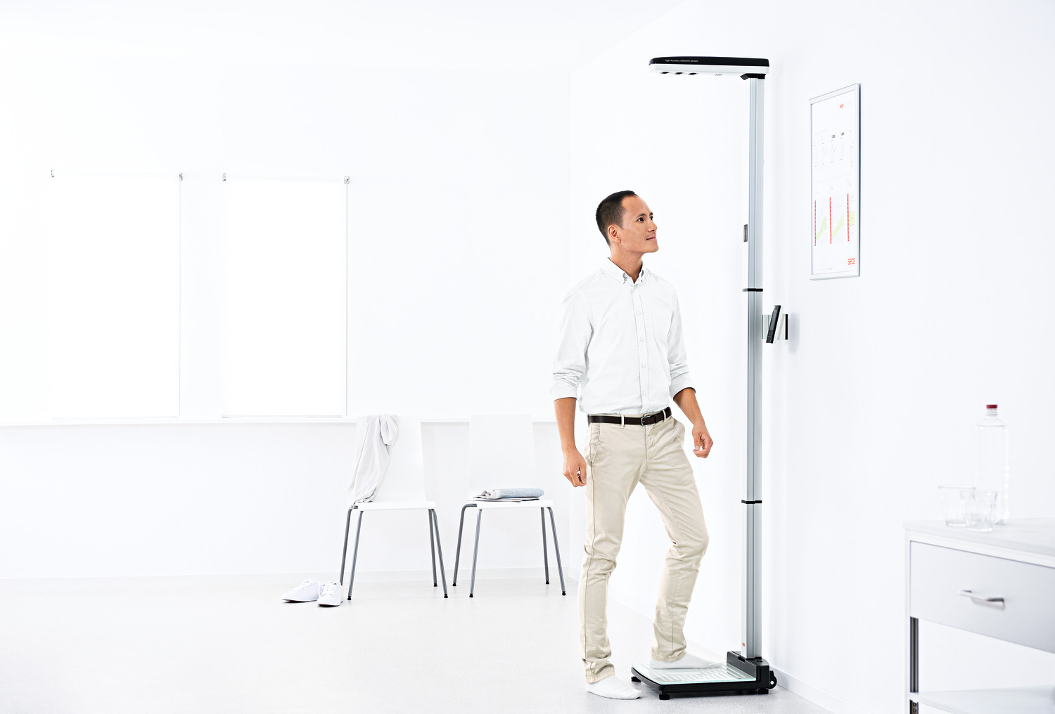 seca 287 | Measuring Station | Class III | Ultrasonic Height | Voice Guidance | 300kg