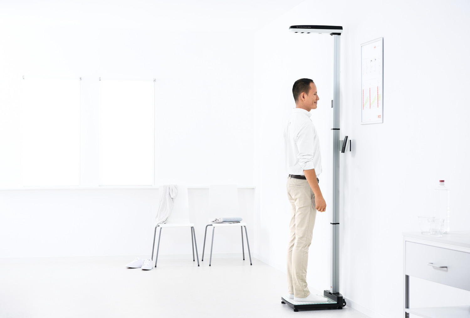 seca 287 | Measuring Station | Class III | Ultrasonic Height | Voice Guidance | 300kg