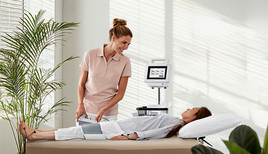 seca mBCA Go (525 c) | Body Composition Analyser | Portable | Lying