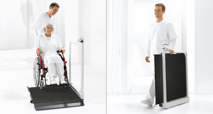 seca 677 r | Wheelchair Scale | Class III | Handrail | RS232