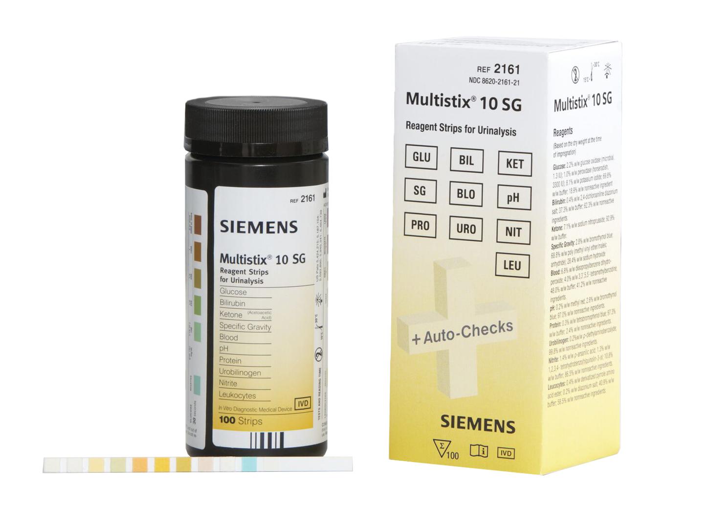 Siemens Multistix Reagent Strips for Urinalysis