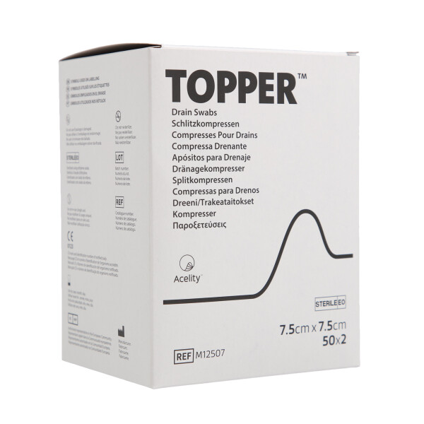 Topper 8 Non Woven Swabs 4ply