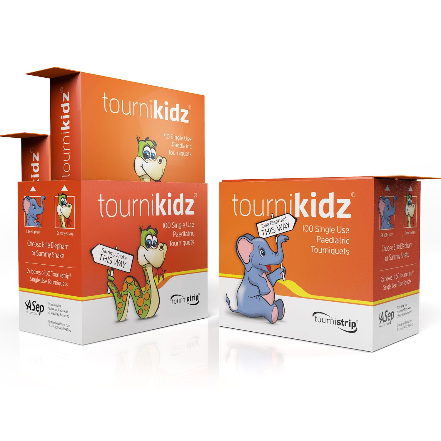 Tournikidz Single Use Tourniquets