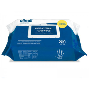 Clinell Antimicrobial Hand Wipes